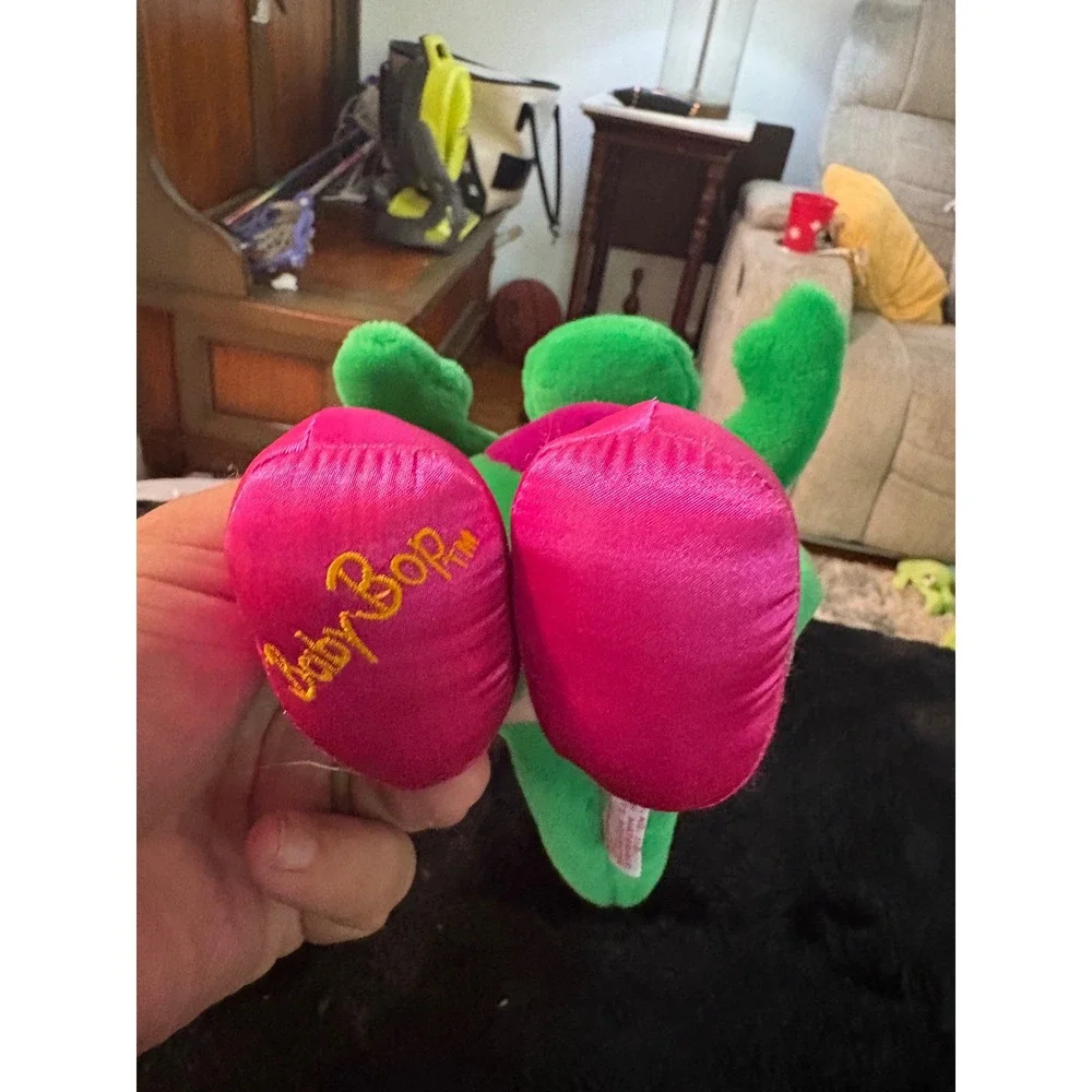 Vintage 1992 Barney Baby Bop Plush Dakin Lyons Group Green Dinosaur 10 inch